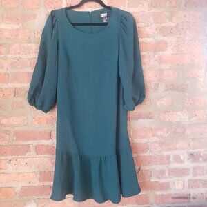 Green DKNY dress
